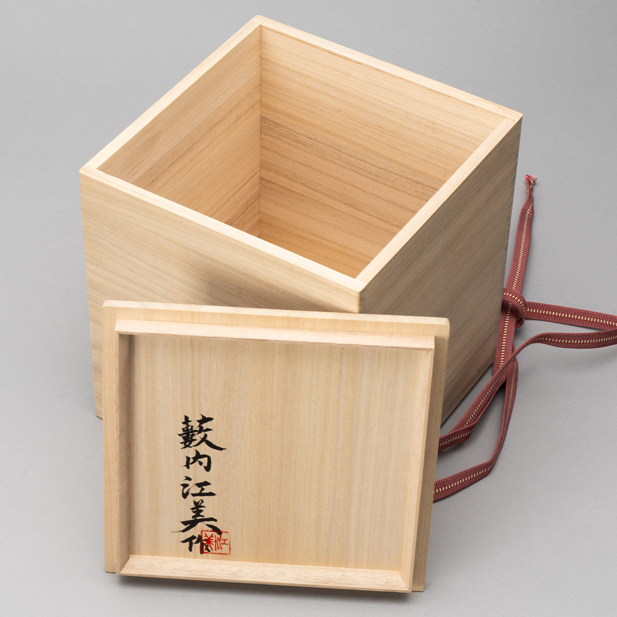 乾漆こより編み建水　小間用 洗える八つ目編みレクトバスケット ハイ | itomani（いとまに）｜日常