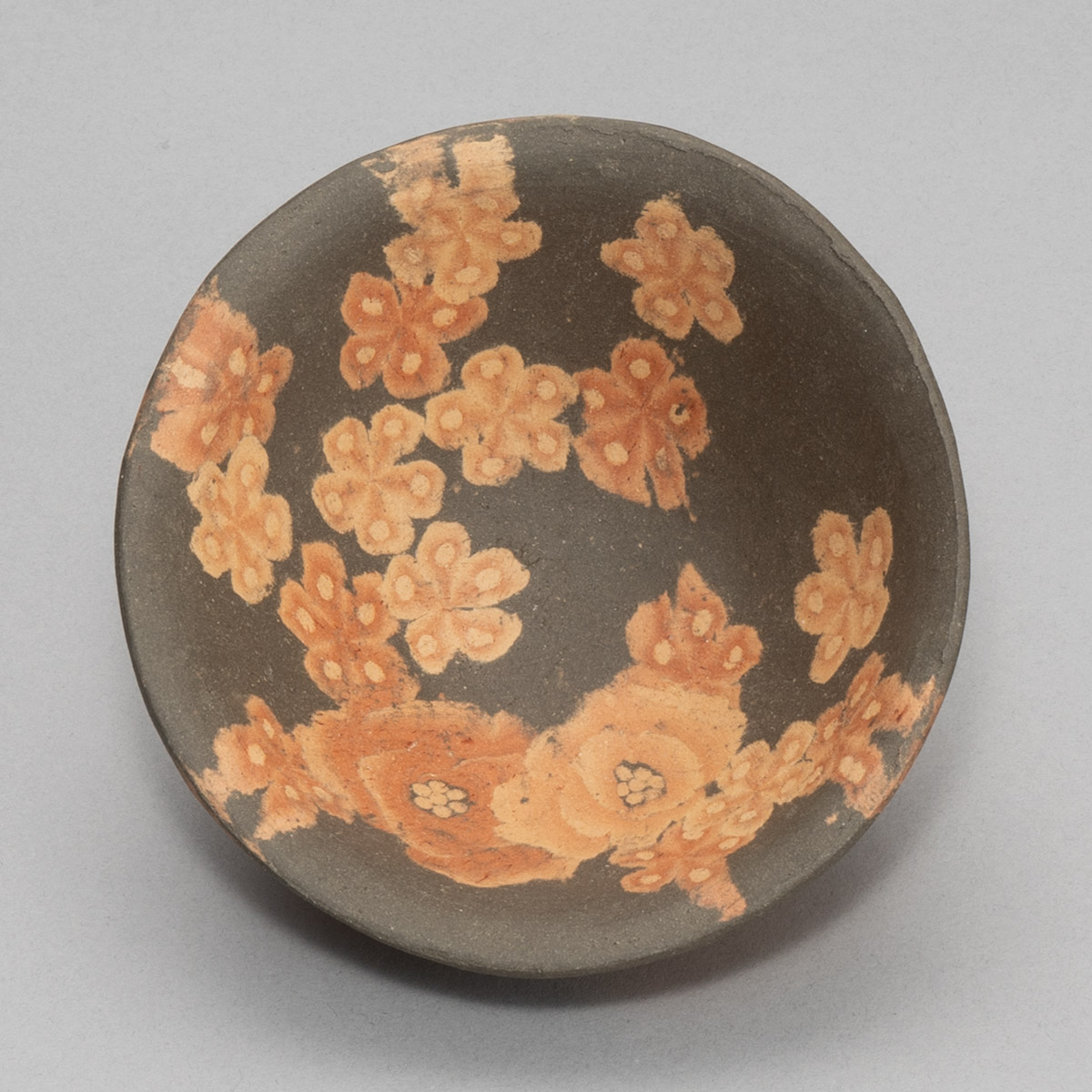 加】1537e 佐渡 無名異焼 伊藤赤水 作 花入 ※金継ぎ直し / 花瓶