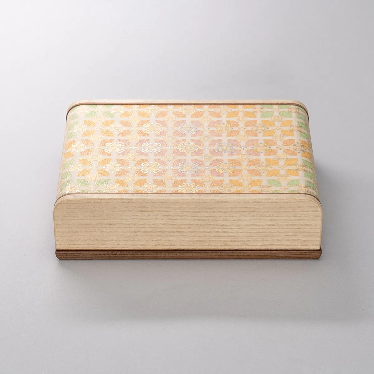 截金絲綢飾筥  花游