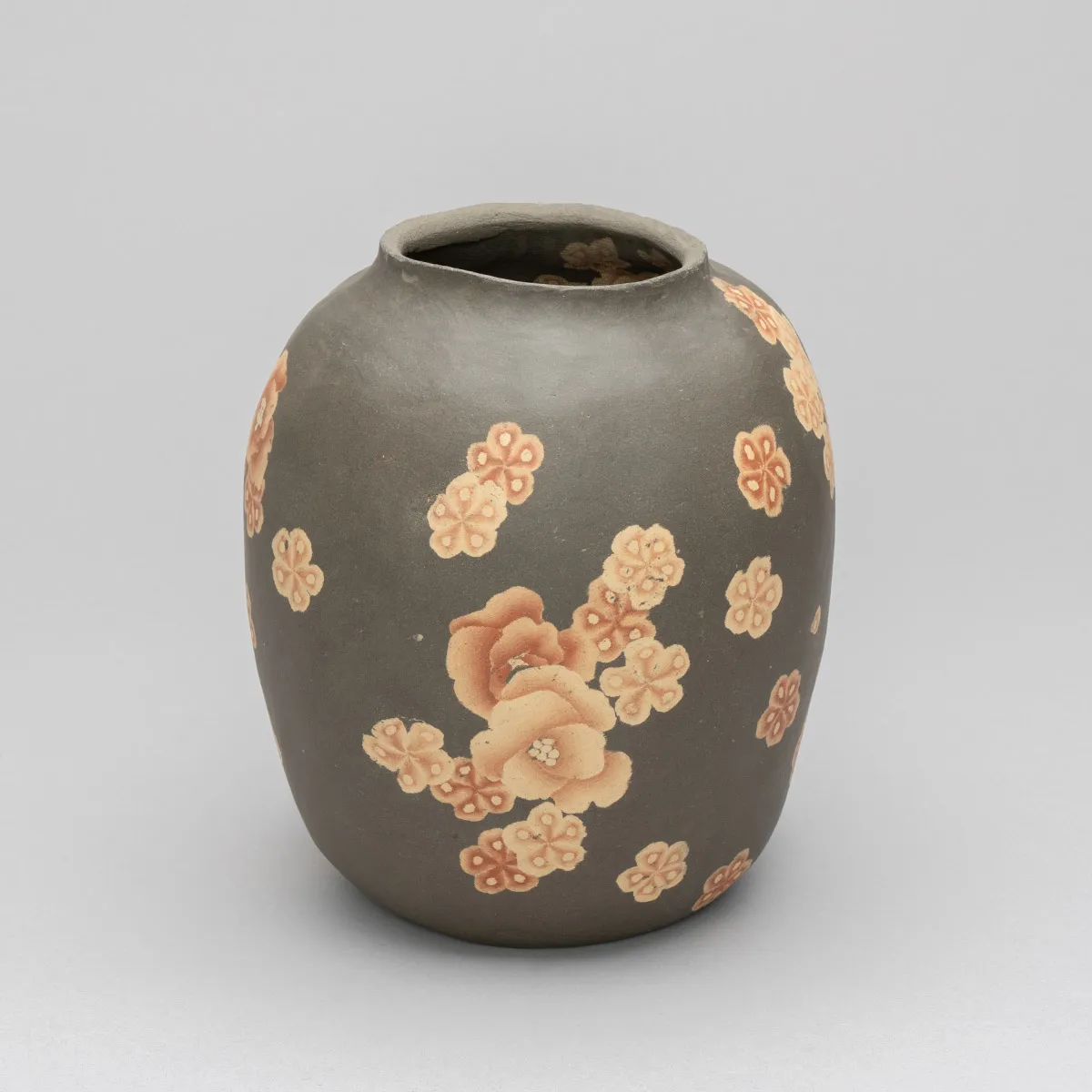 無名異窯変壺 | Mumyōi Flower Jar with Kiln Effects | ARTerrace
