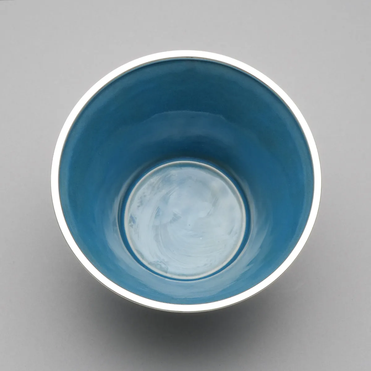 有線七宝水指「連景歌譜」