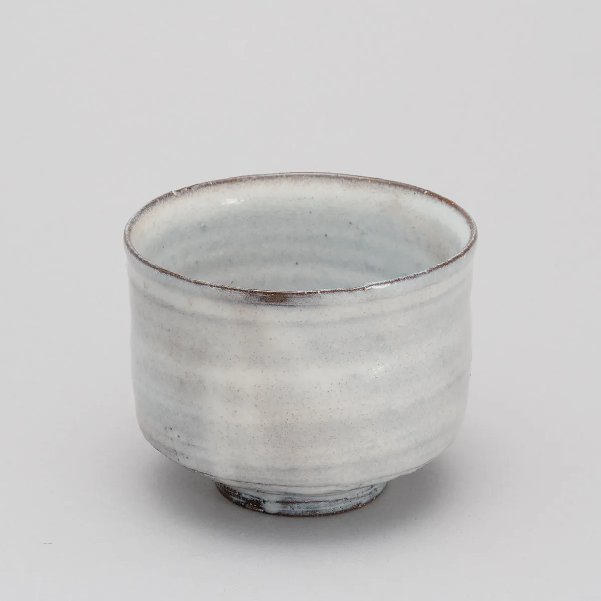萩白釉茶碗