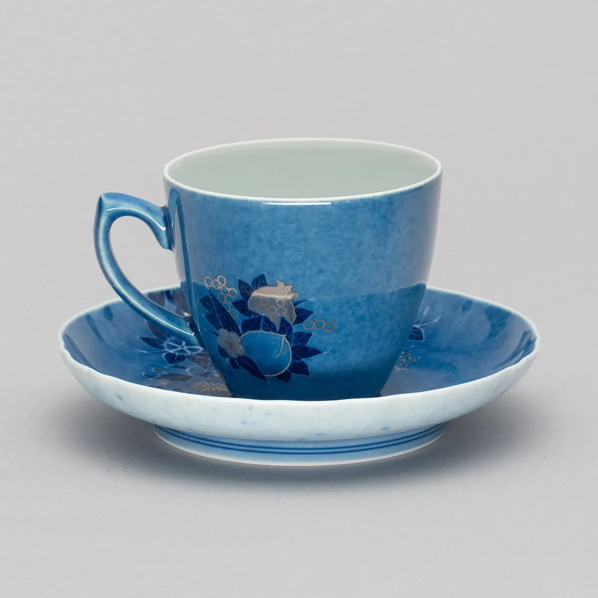 色絵吹墨墨はじき四季花文碗皿 | ARTerrace