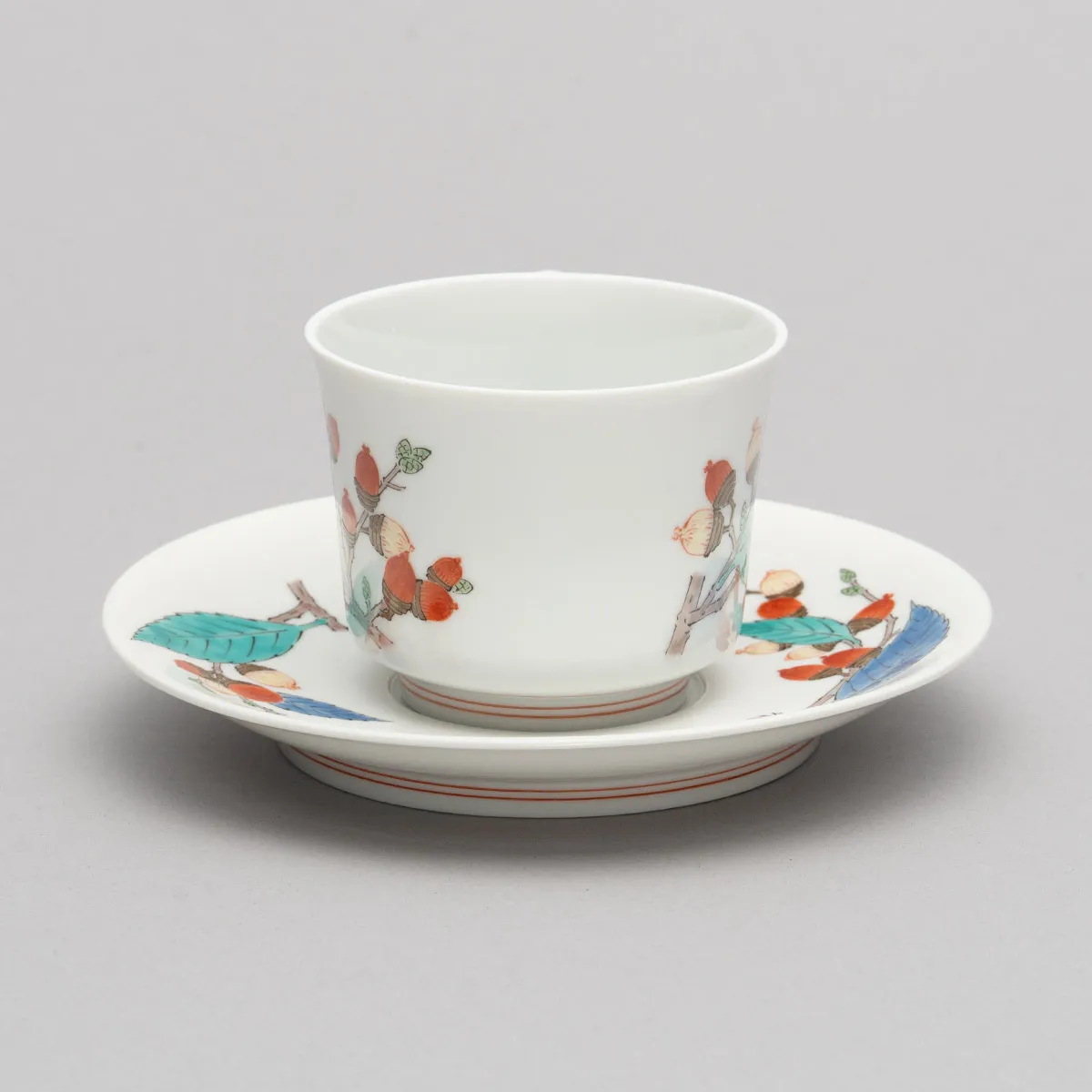 濁手 団栗文 珈琲碗