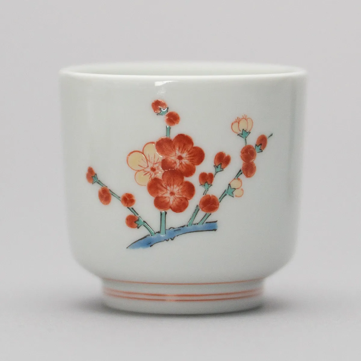 濁手 梅花文 ぐい呑