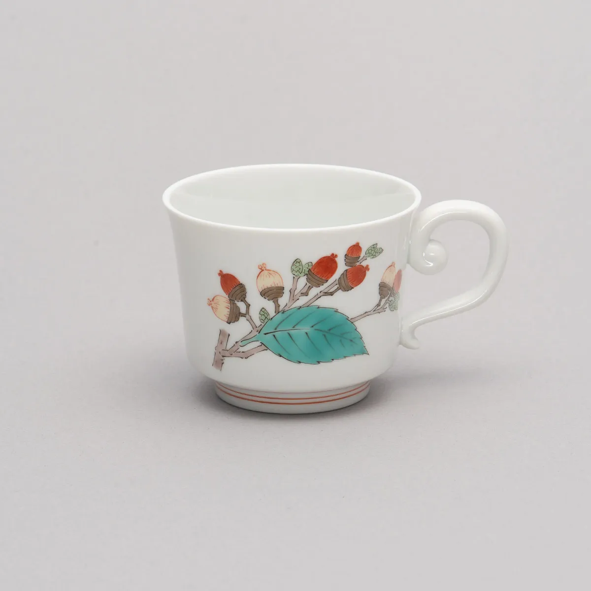 濁手 団栗文 珈琲碗