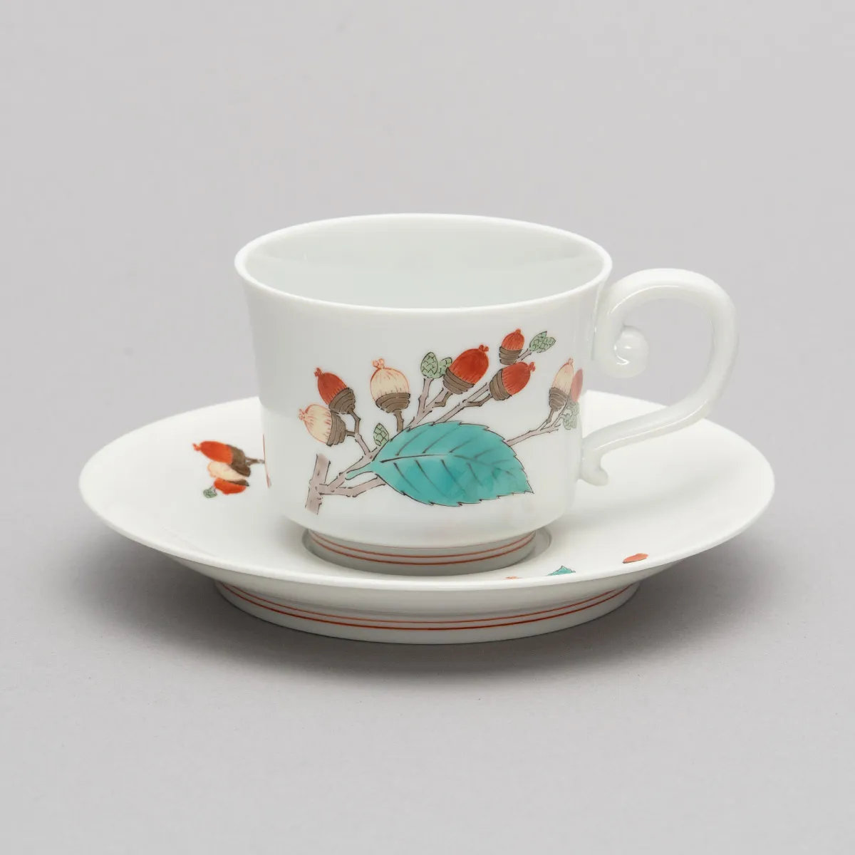 濁手 団栗文 珈琲碗