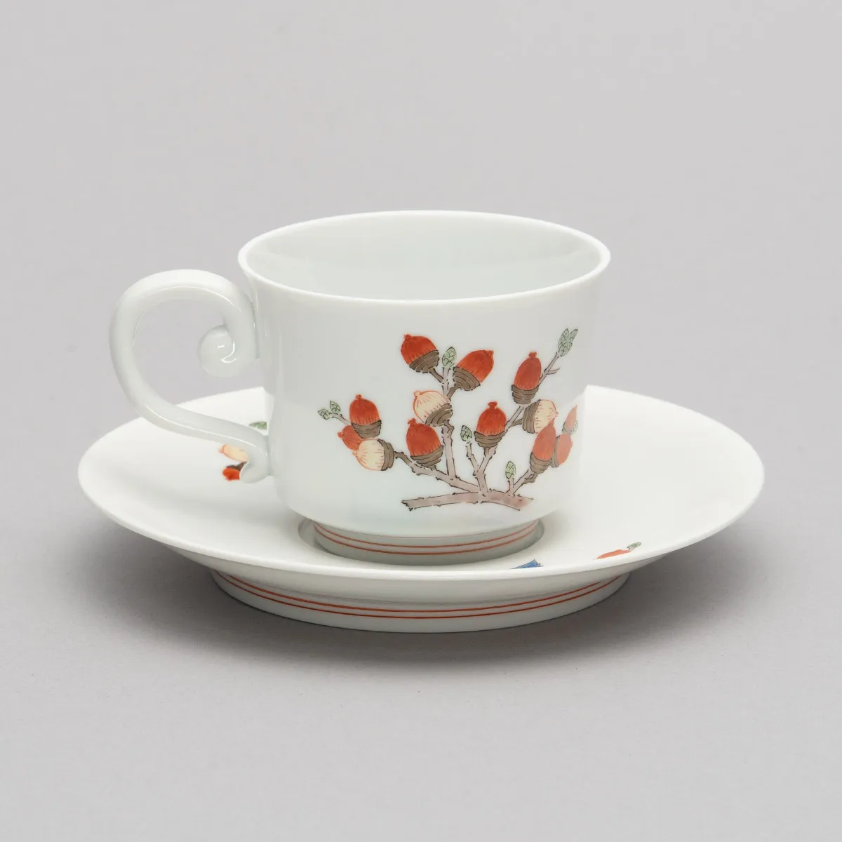 濁手 団栗文 珈琲碗