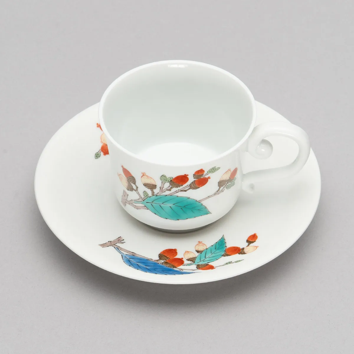 濁手 団栗文 珈琲碗