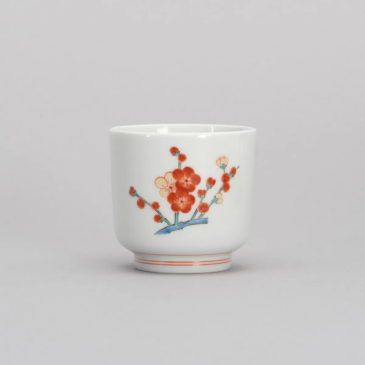 濁手 梅花文 ぐい呑