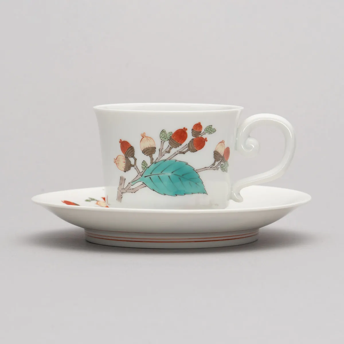 濁手 団栗文 珈琲碗