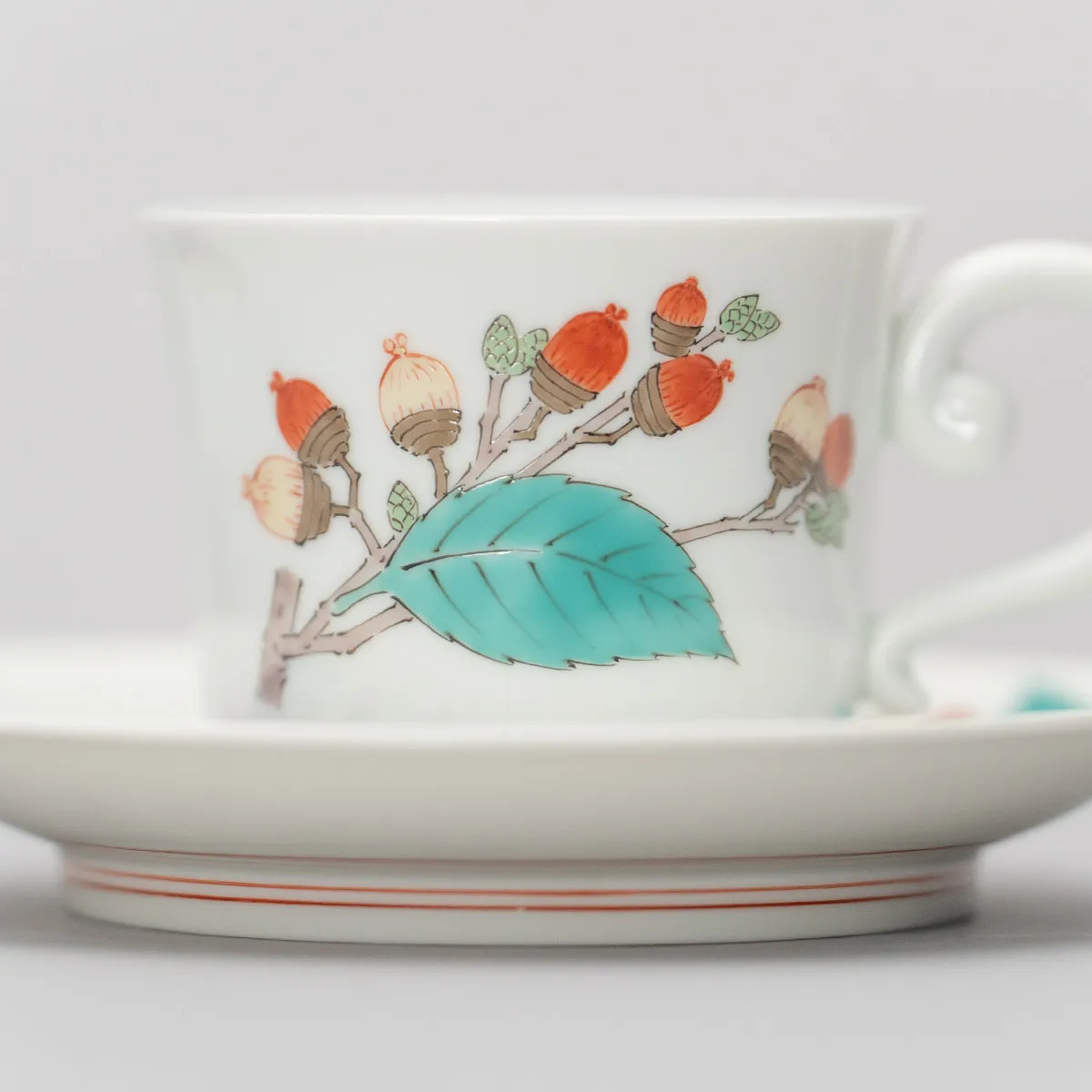 濁手 団栗文 珈琲碗