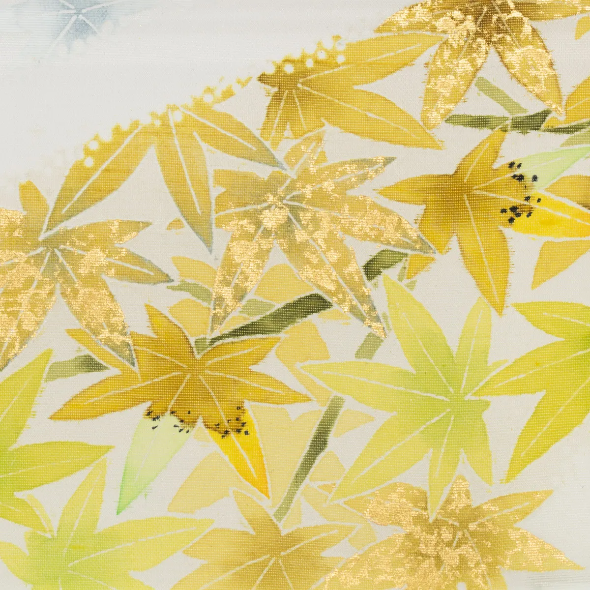 友禅ガラス 「Gold Leaf」