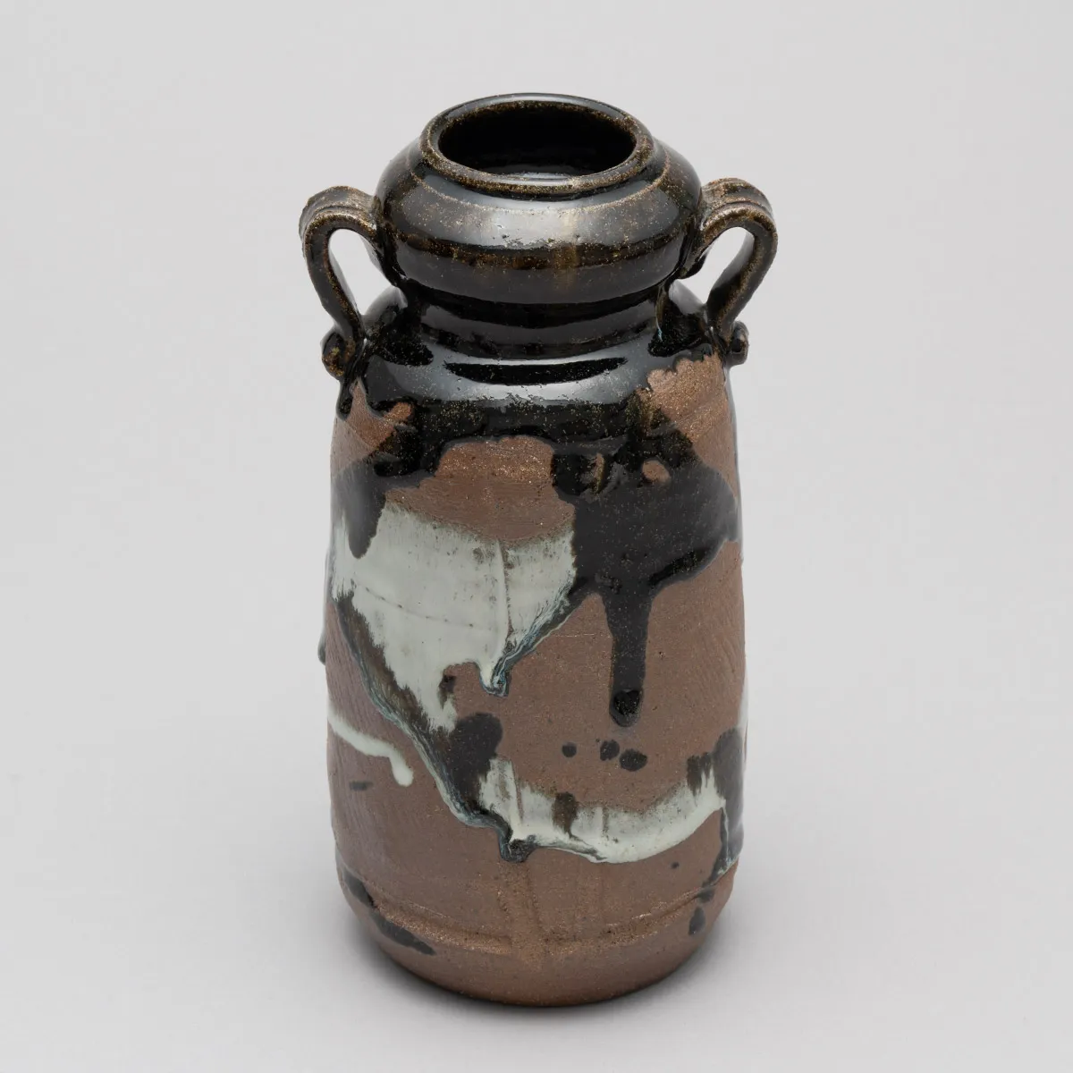 叩き朝鮮唐津耳付花入