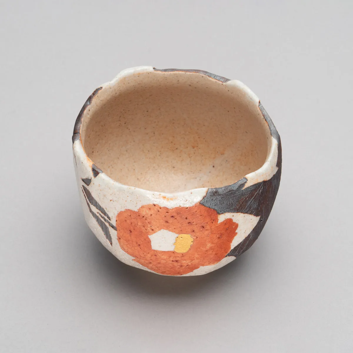 花文茶盌「椿」