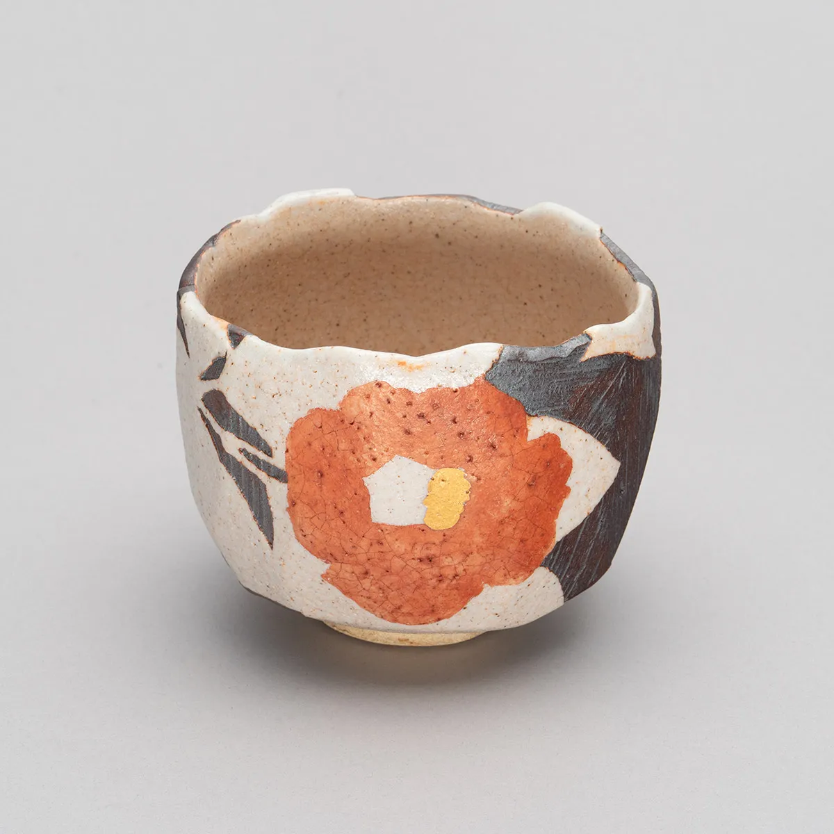 花文茶盌「椿」