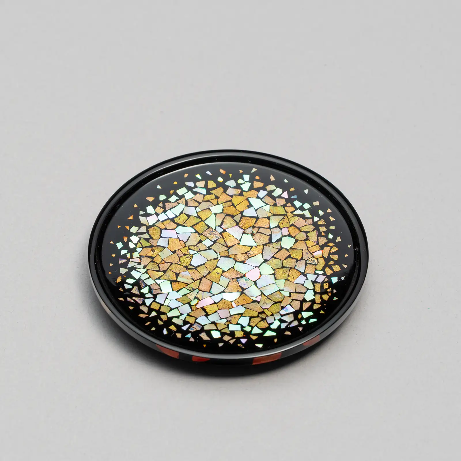 蒔絵香合「冬燈し」