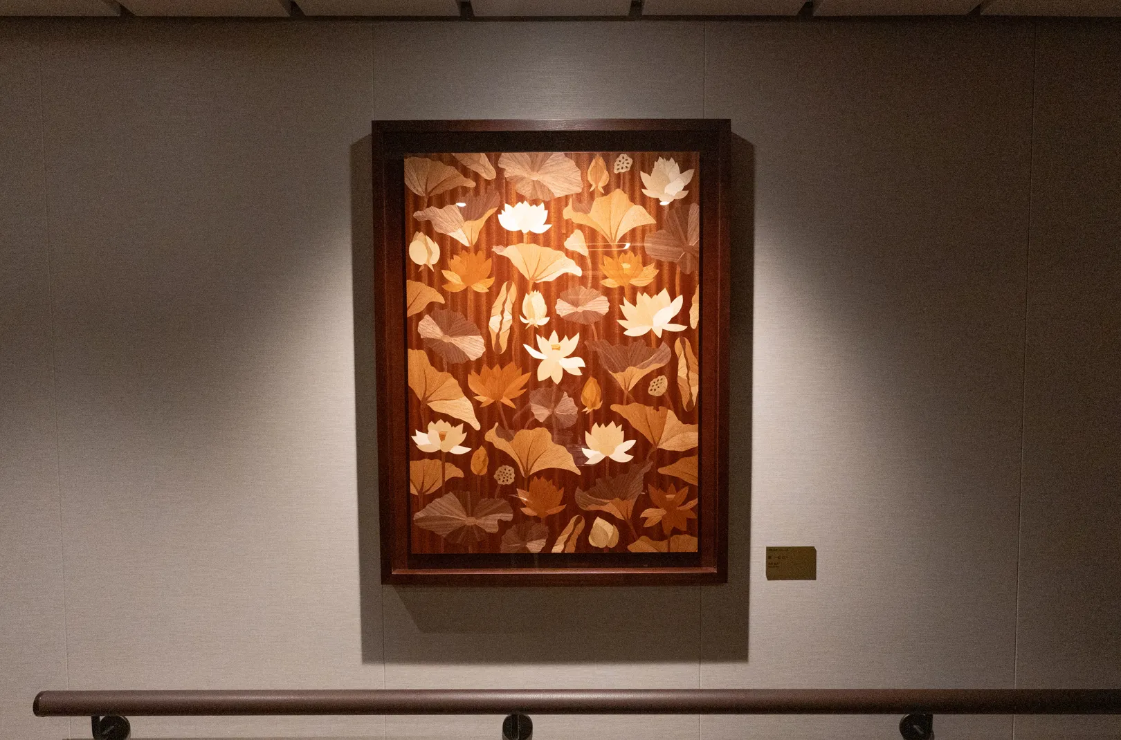 船上展示の様子